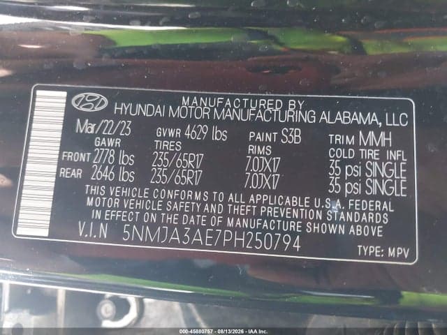 2023 HYUNDAI TUCSON SE 9