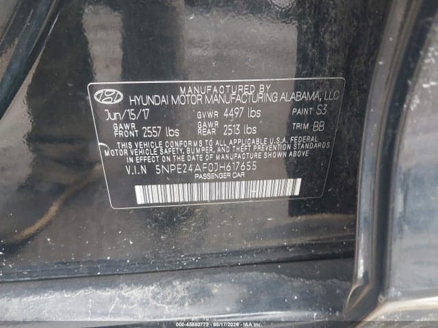 2018 HYUNDAI SONATA SE 9