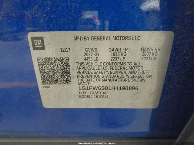 2017 CHEVROLET BOLT EV LT 9