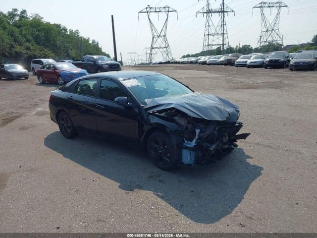 2023 HYUNDAI ELANTRA HYBRID BLUE 1