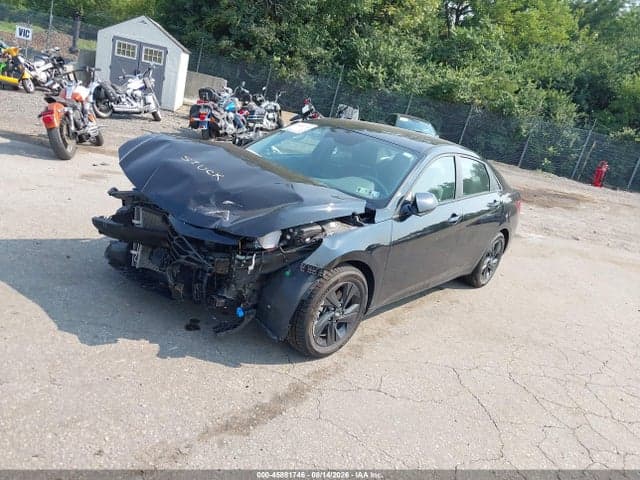 2023 HYUNDAI ELANTRA HYBRID BLUE 2