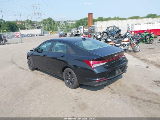2023 HYUNDAI ELANTRA HYBRID BLUE 3
