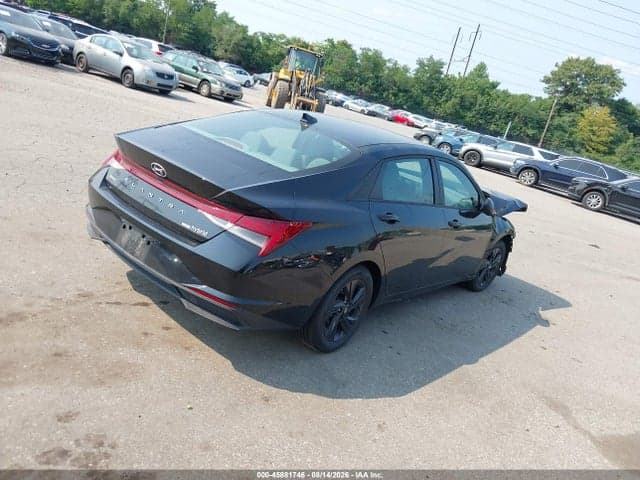 2023 HYUNDAI ELANTRA HYBRID BLUE 4