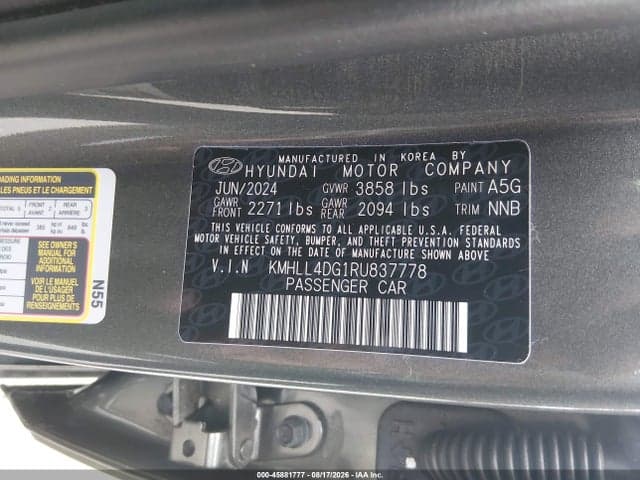 2024 HYUNDAI ELANTRA SE 9