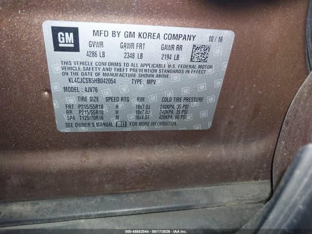 2017 BUICK ENCORE ESSENCE 9