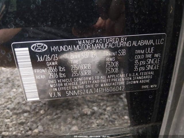2023 HYUNDAI SANTA FE SEL 9