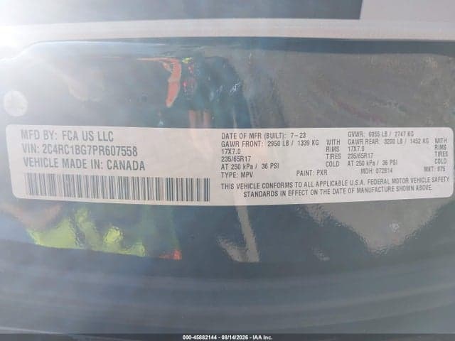 2023 CHRYSLER PACIFICA TOURING L 9