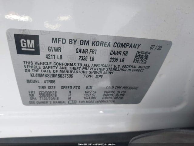 2021 BUICK ENCORE GX FWD PREFERRED 9
