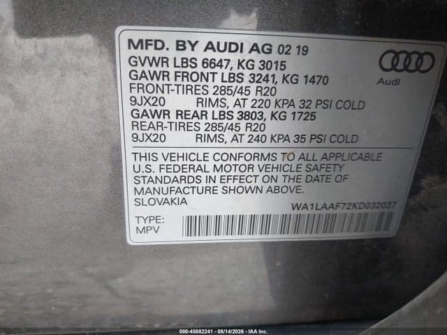 2019 AUDI Q7 55 PREMIUM 9