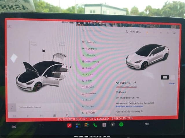 2018 TESLA MODEL 3 LONG RANGE/PERFORMANCE 7