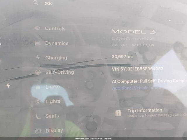2025 TESLA MODEL 3 LONG RANGE ALL-WHEEL DRIVE 15