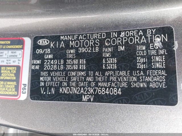 2019 KIA SOUL 9