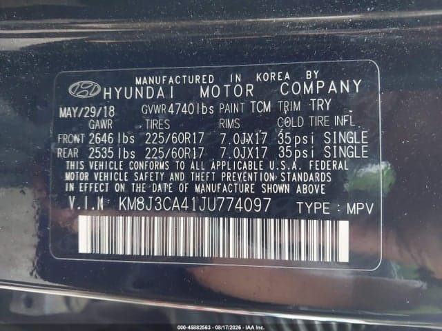 2018 HYUNDAI TUCSON SEL 9
