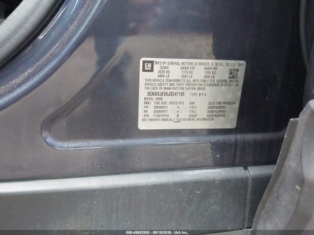 2018 CHEVROLET EQUINOX LT 9