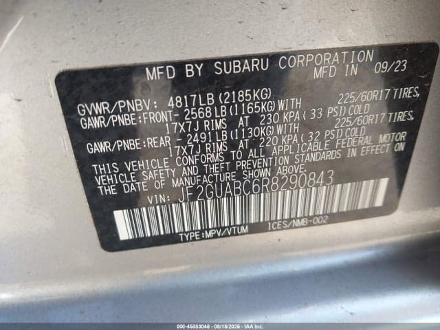 2024 SUBARU CROSSTREK 9