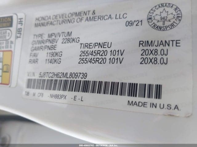 2021 ACURA RDX A-SPEC PACKAGE 9