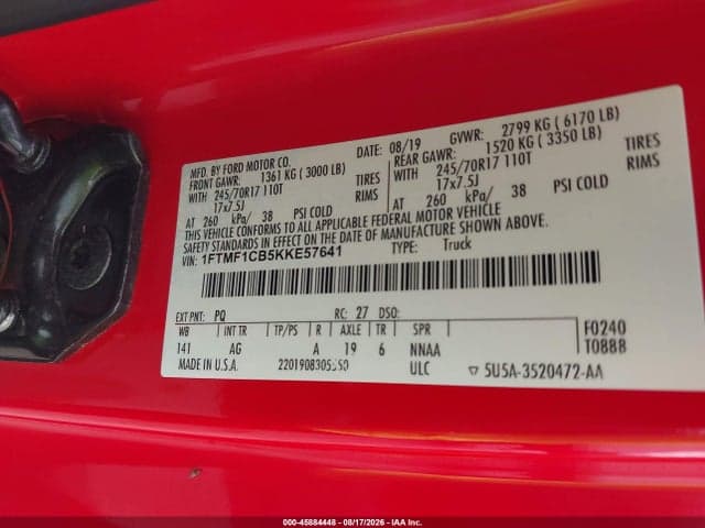 2019 FORD F-150 XL 9