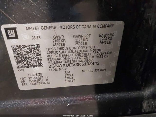 2019 CHEVROLET EQUINOX LT 9