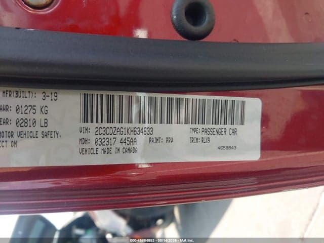 2019 DODGE CHALLENGER SXT 9