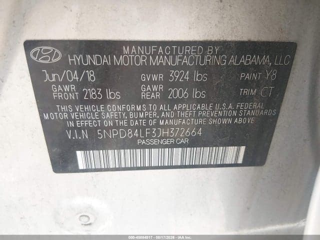 2018 HYUNDAI ELANTRA SEL 9