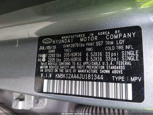 2018 HYUNDAI KONA SE 9
