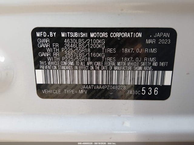 2023 MITSUBISHI ECLIPSE CROSS LE S-AWC 9