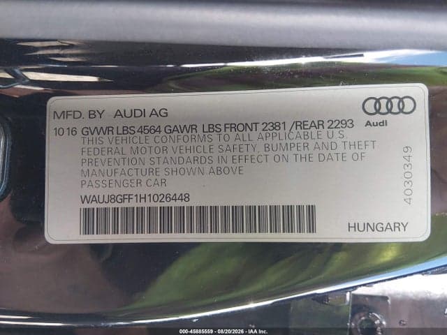 2017 AUDI A3 PREMIUM PLUS 9