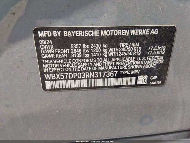 2024 BMW X3 XDRIVE30I 9