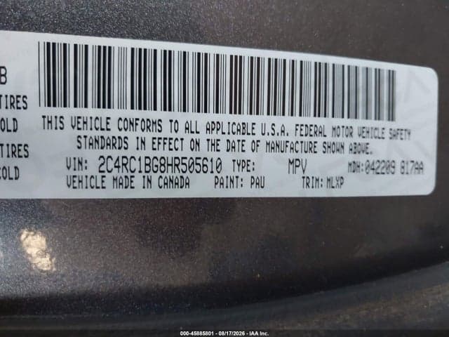 2017 CHRYSLER PACIFICA TOURING-L 9