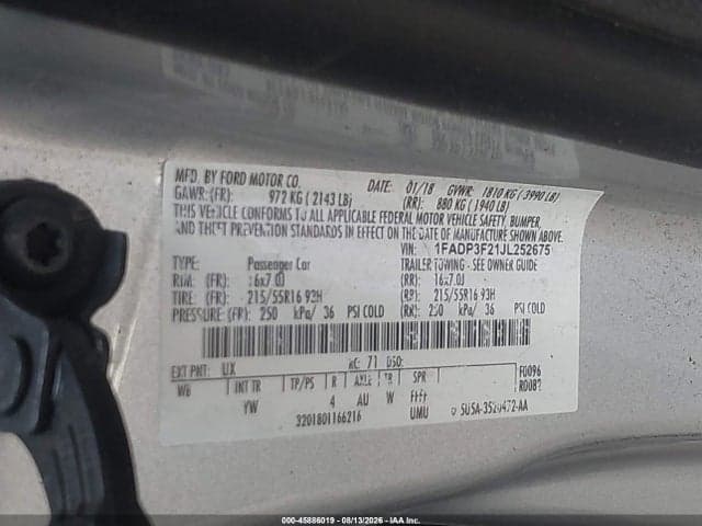 2018 FORD FOCUS SE 9