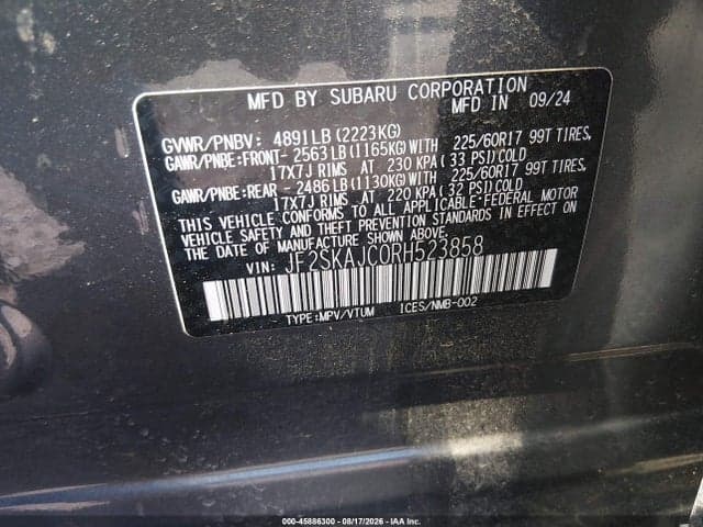 2024 SUBARU FORESTER WILDERNESS 9