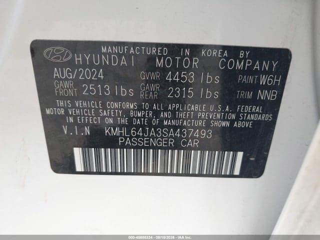 2025 HYUNDAI SONATA SEL 9