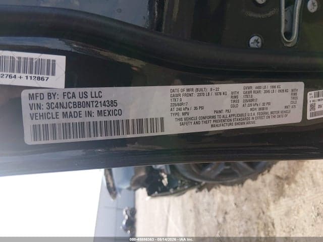 2022 JEEP COMPASS LATITUDE FWD 9