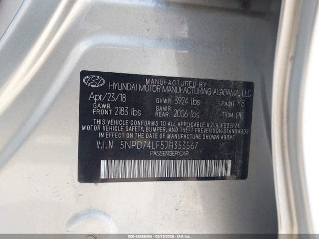 2018 HYUNDAI ELANTRA SE 9