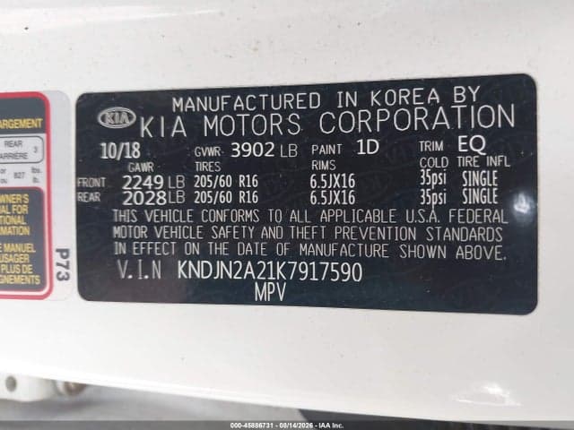 2019 KIA SOUL 9