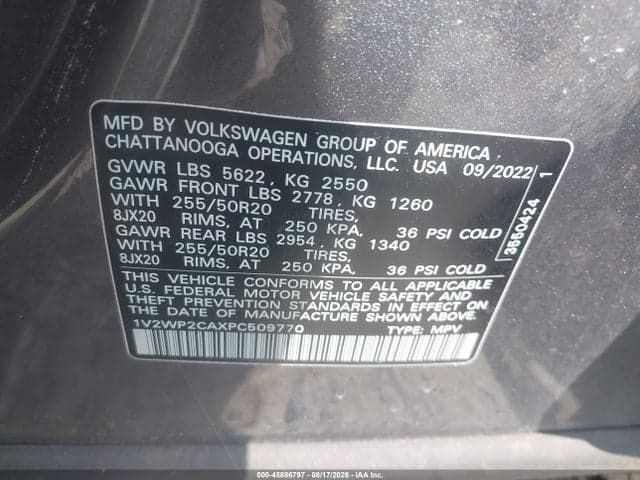 2023 VOLKSWAGEN ATLAS 2.0T SE W/TECHNOLOGY 9
