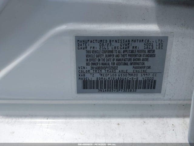 2023 NISSAN SENTRA SR XTRONIC CVT 9