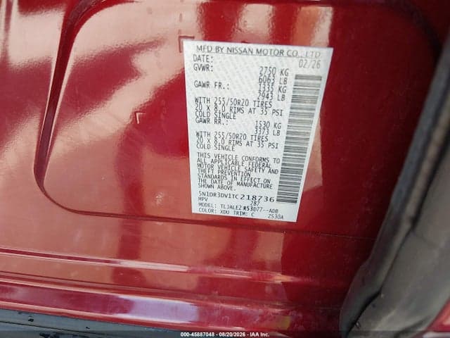 2026 NISSAN PATHFINDER PLATINUM 9