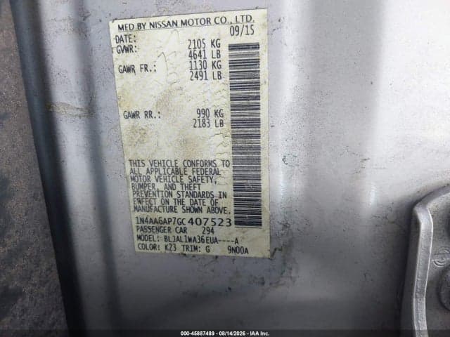 2022 NISSAN MAXIMA SR XTRONIC CVT 9