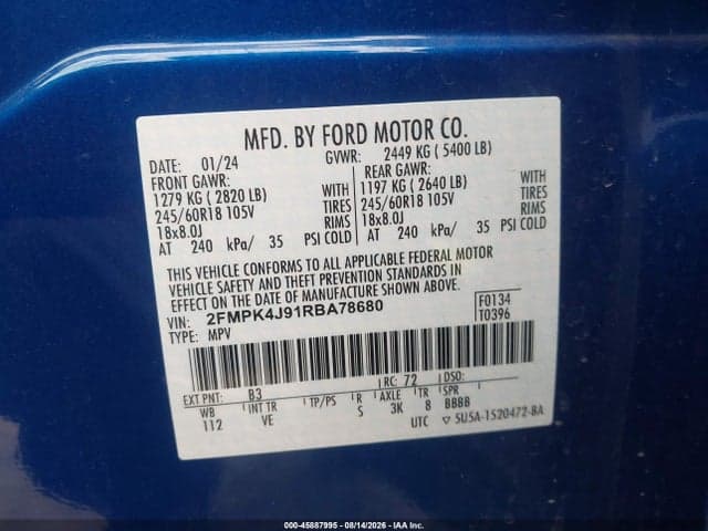 2024 FORD EDGE SEL 9