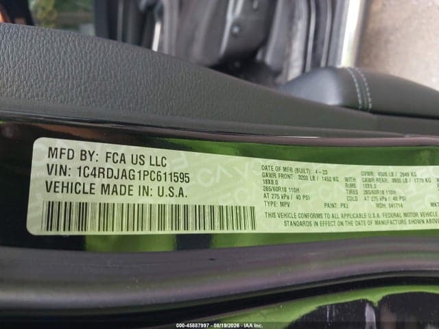 2023 DODGE DURANGO SXT PLUS AWD 9
