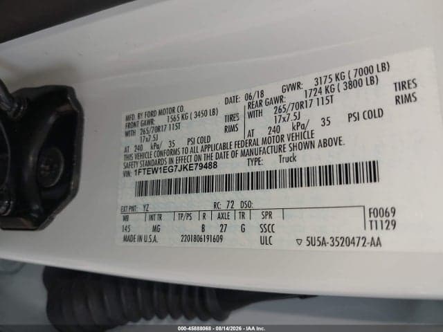 2018 FORD F-150 XLT 9