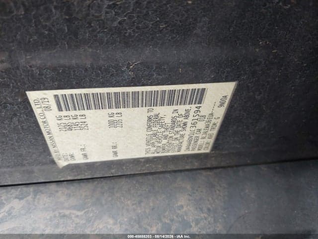 2020 NISSAN MAXIMA SL XTRONIC CVT 9