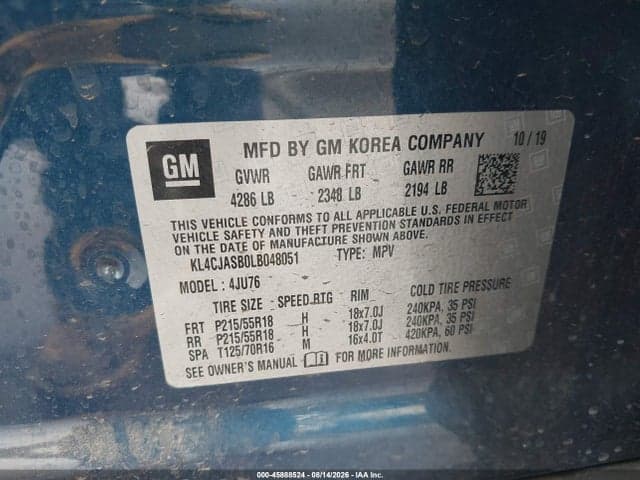 2020 BUICK ENCORE FWD PREFERRED 9
