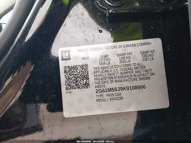 2019 CADILLAC XTS LUXURY 9