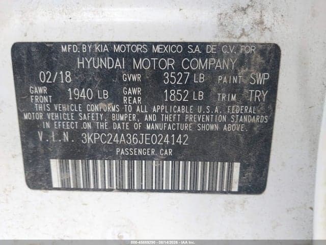 2018 HYUNDAI ACCENT SE 9