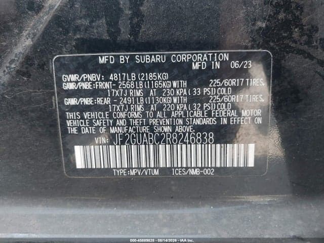 2024 SUBARU CROSSTREK 9