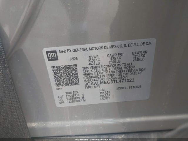 2026 GMC TERRAIN FWD ELEVATION 9