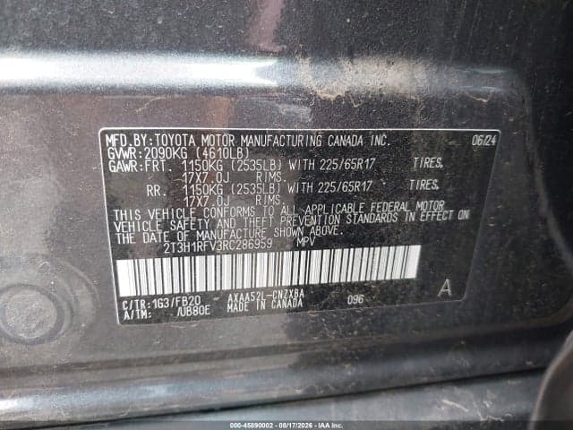 2024 TOYOTA RAV4 LE 9