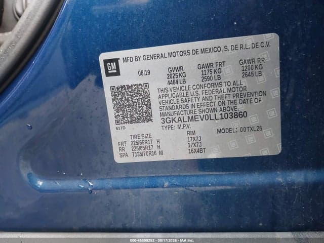 2020 GMC TERRAIN FWD SLE 9